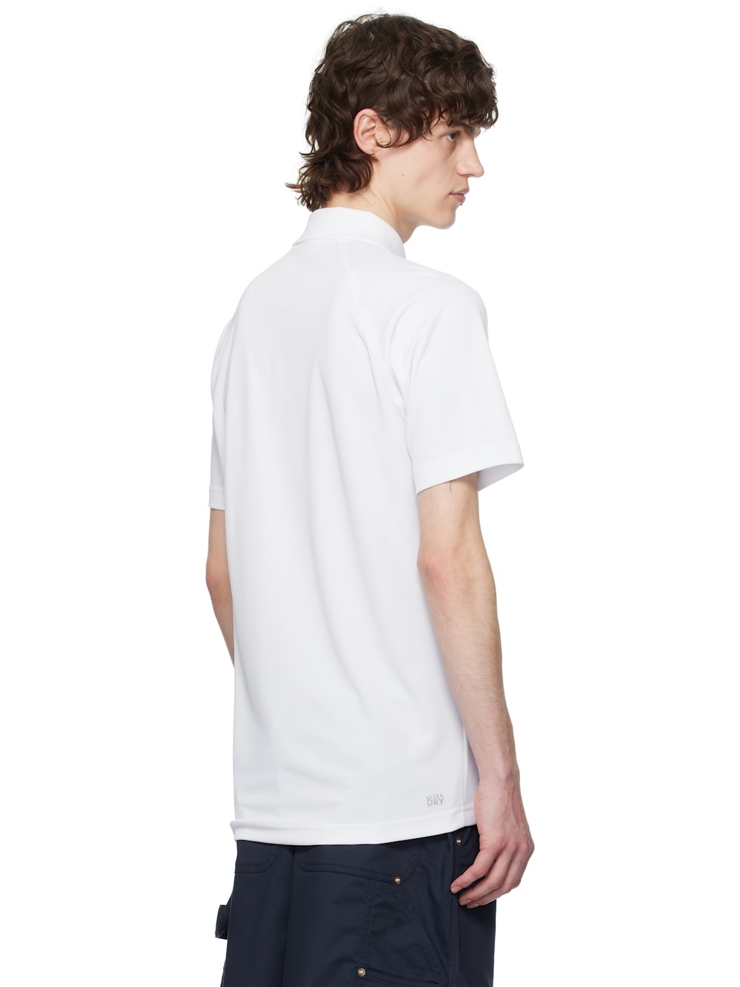 White Regular Fit UV Protect Golf Polo - 3