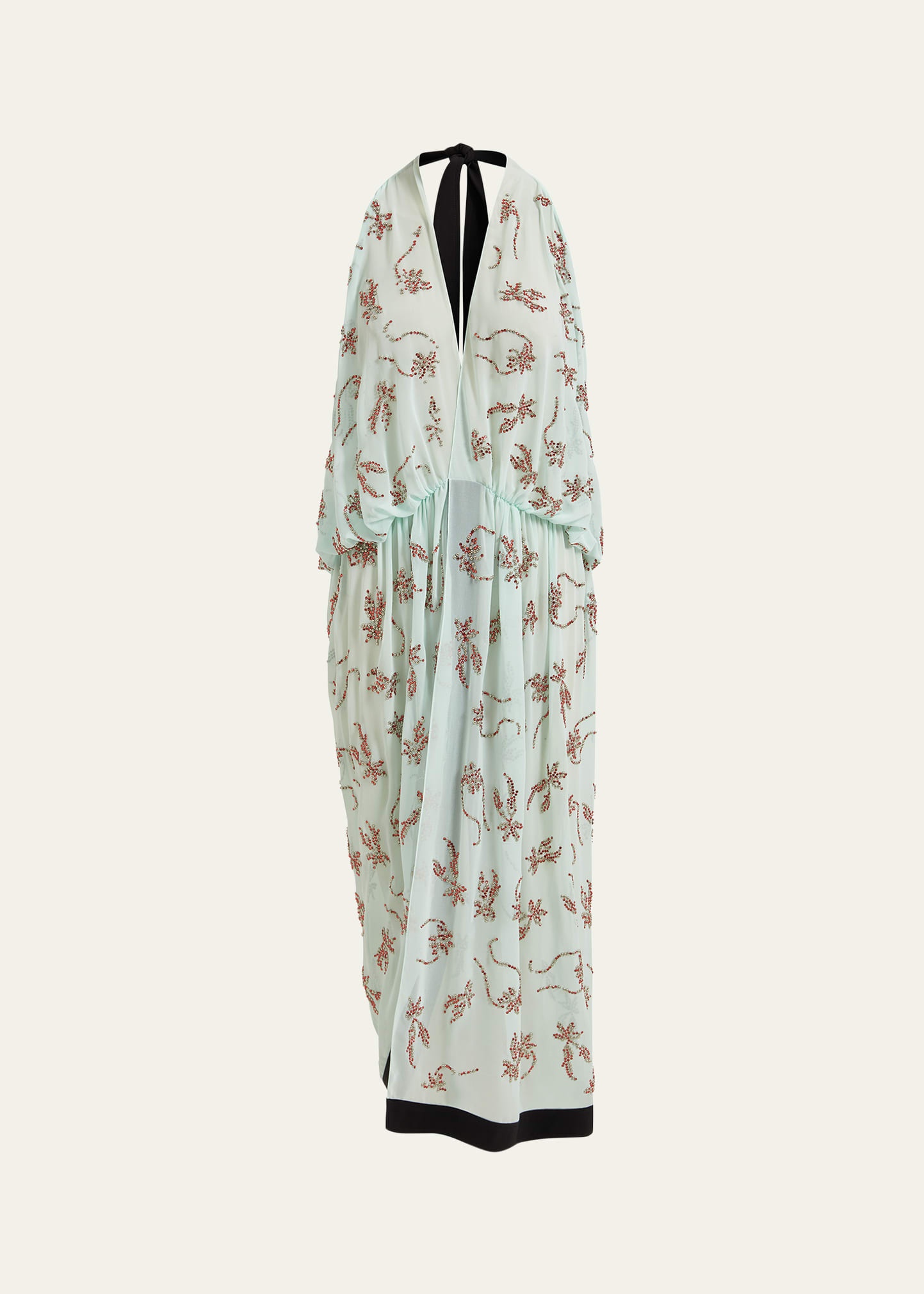 Vana Embellished Chiffon Midi Dress - 1