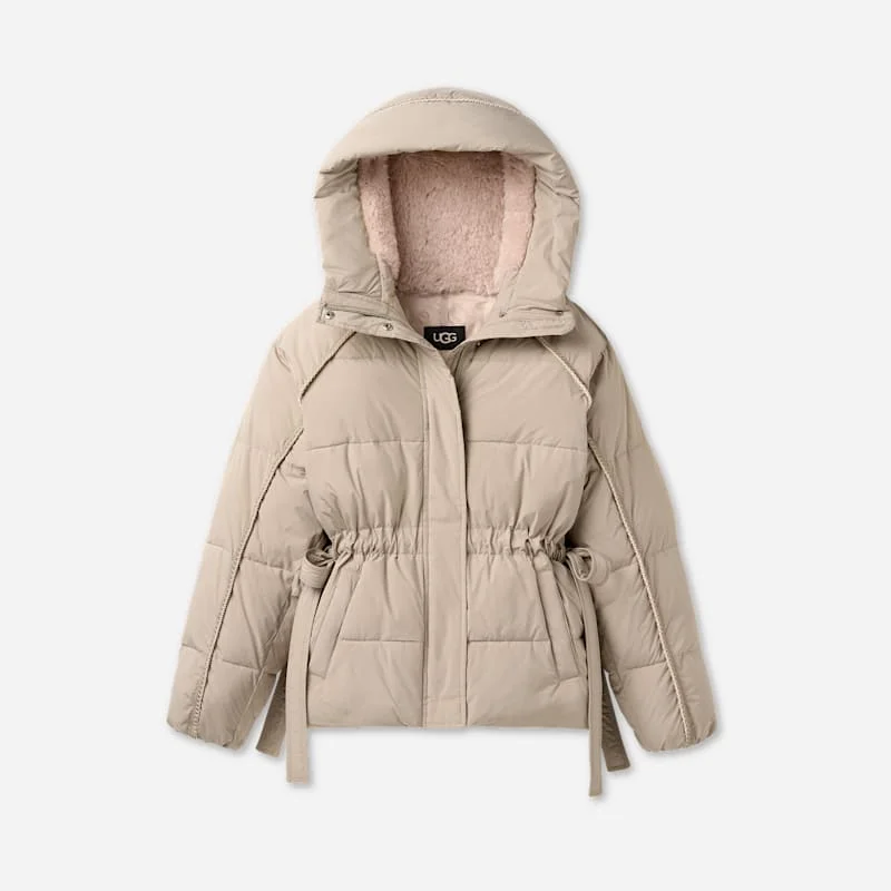 ® Women's Renly ®braid Puffer Jacket in Oyster - 1