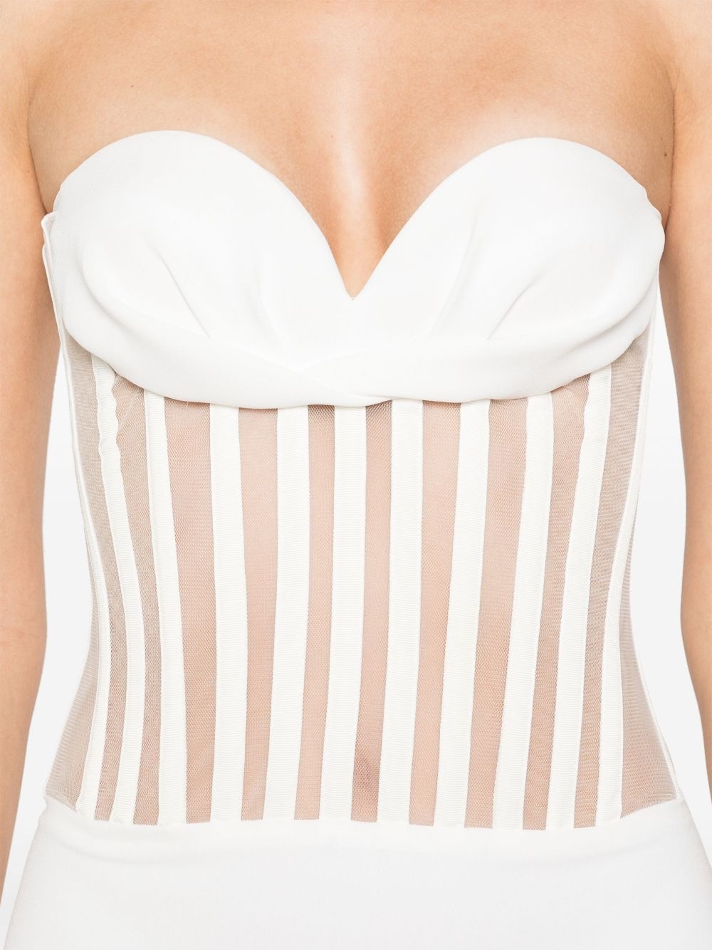 sweetheart bustier dress - 5