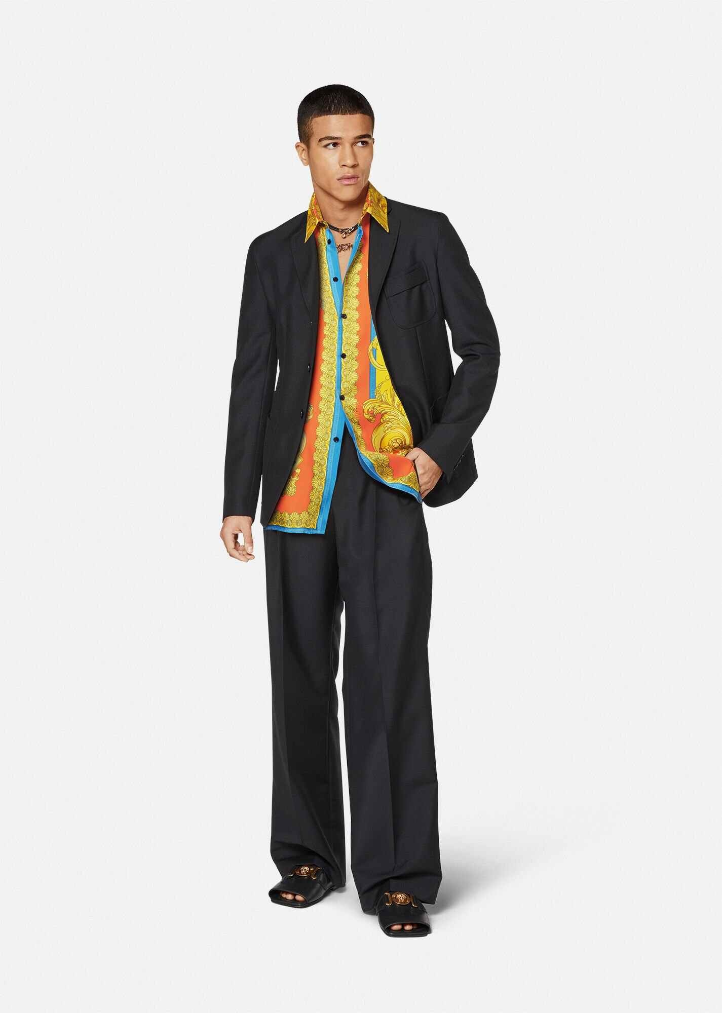 Barocco Goddess Silk Shirt - 2