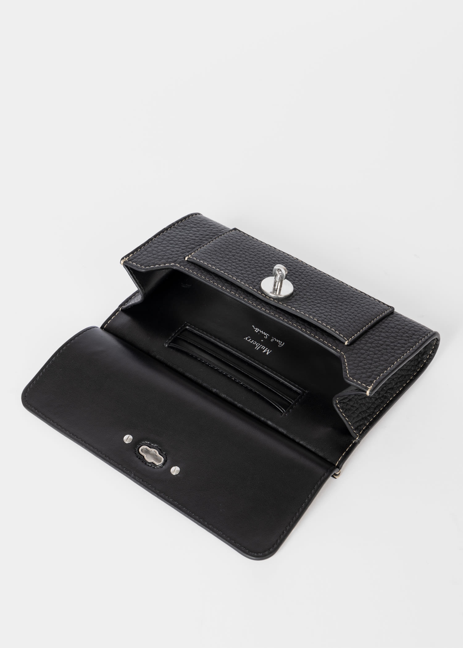 Mulberry x Paul Smith - Black Antony Clip Bag - 9