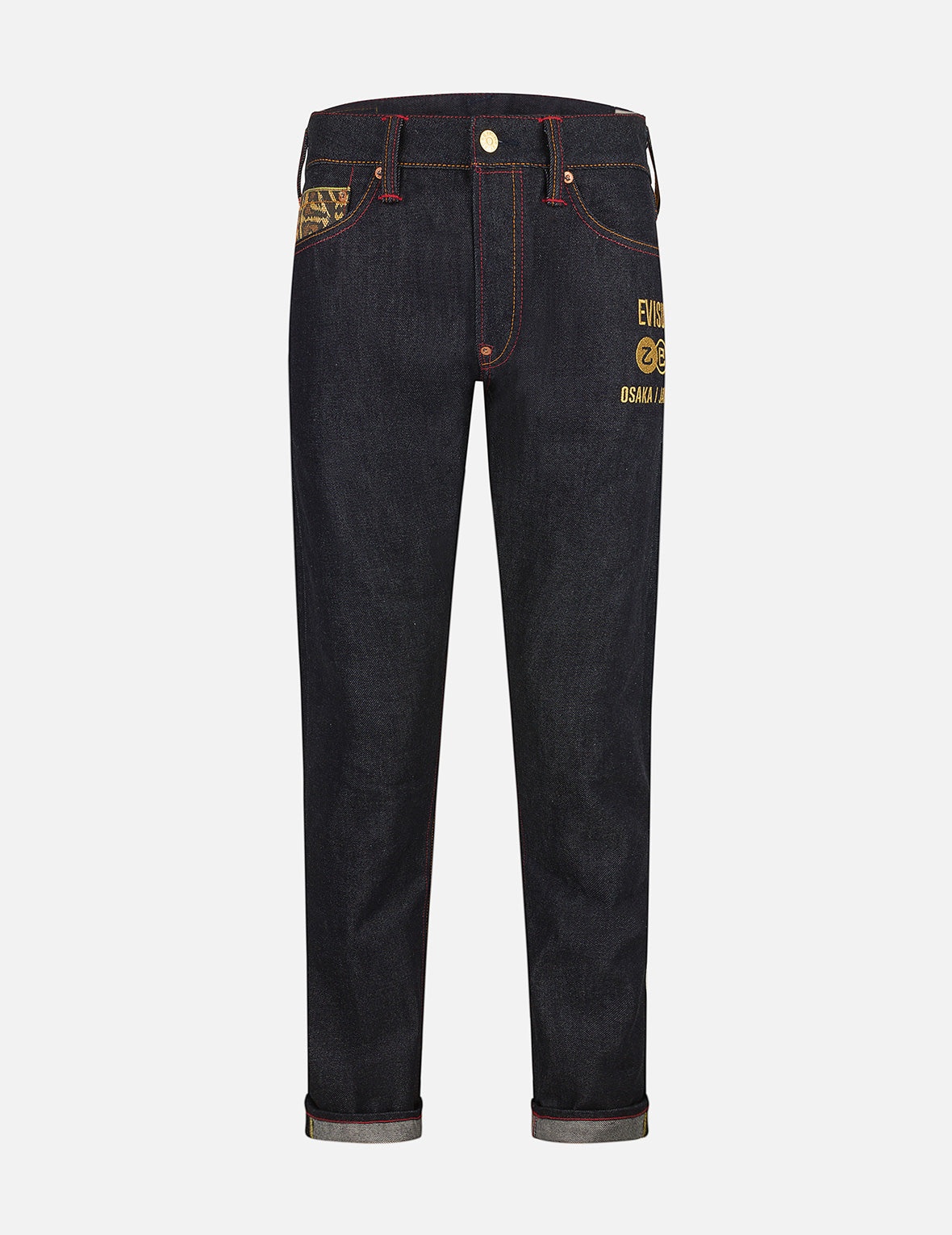 2025 Limited Edition Year of the Snake Carrot Fit Raw Jeans #2017 - 2