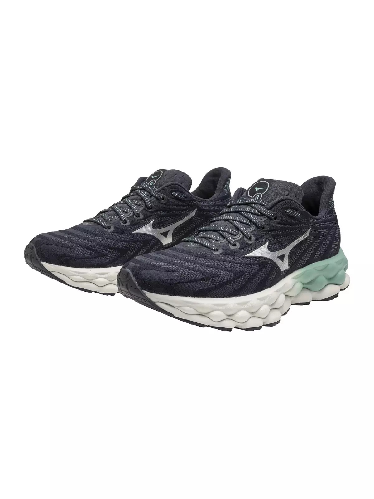 Wave Sky 8 "India Ink/Silver" Women's Running Shoe - 5