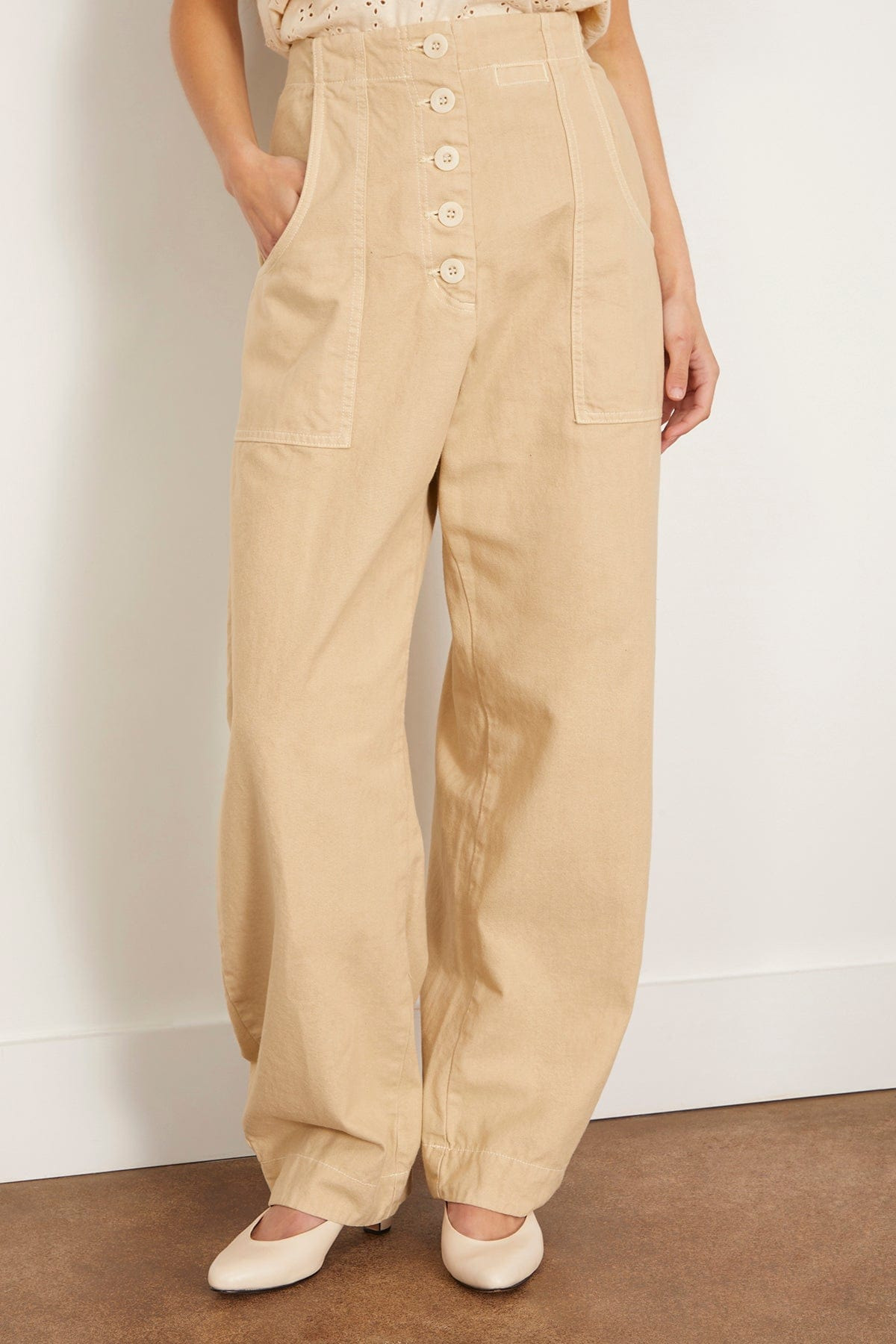 Mili Pant in Cement - 4