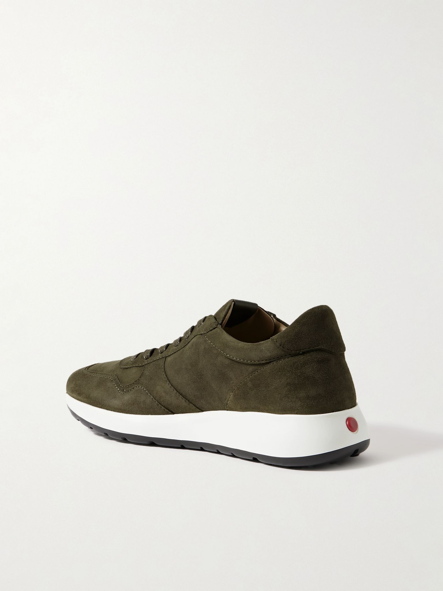 Suede Sneakers Green - 4