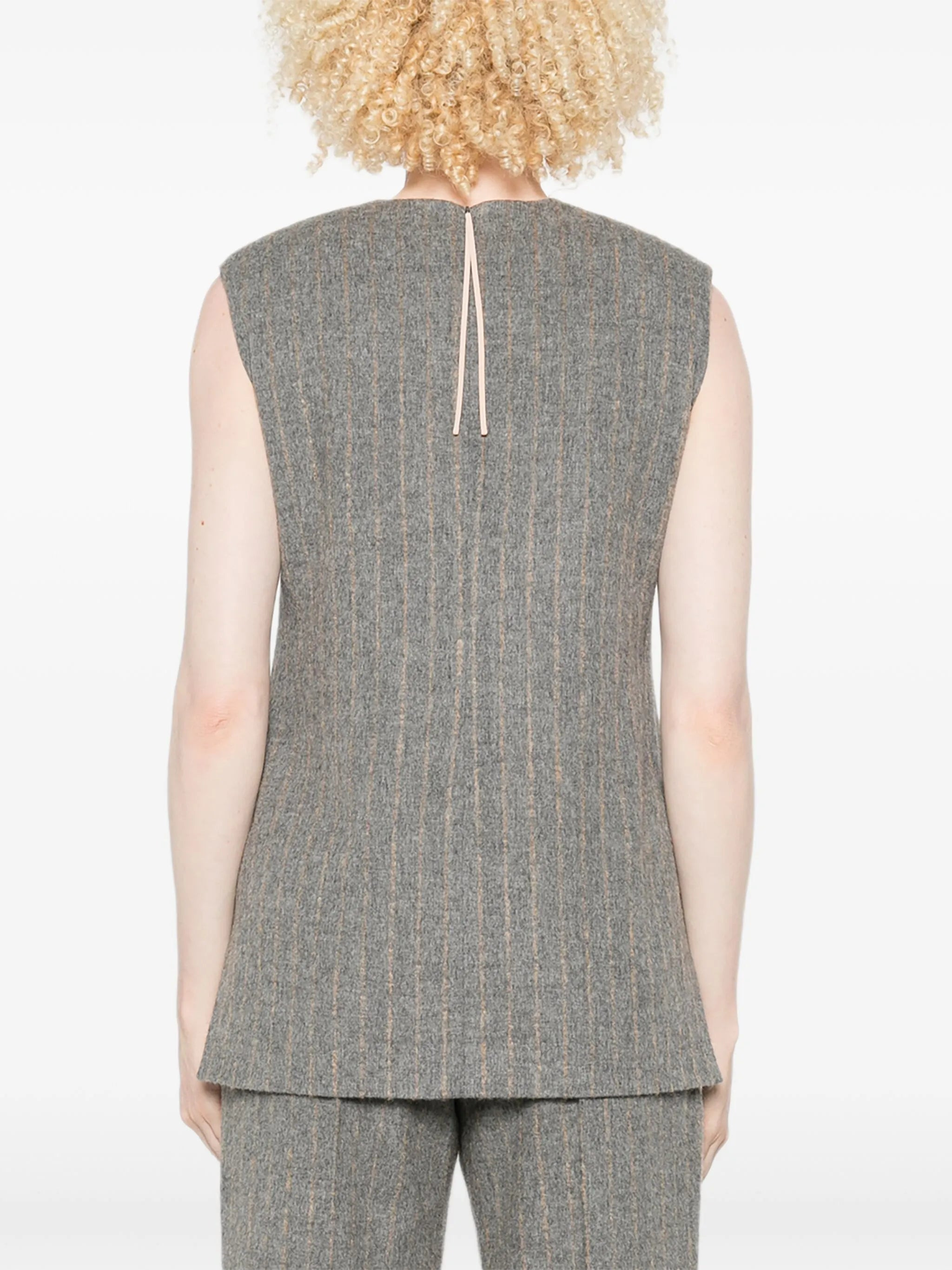 Carven Pinstripe Vest - 5