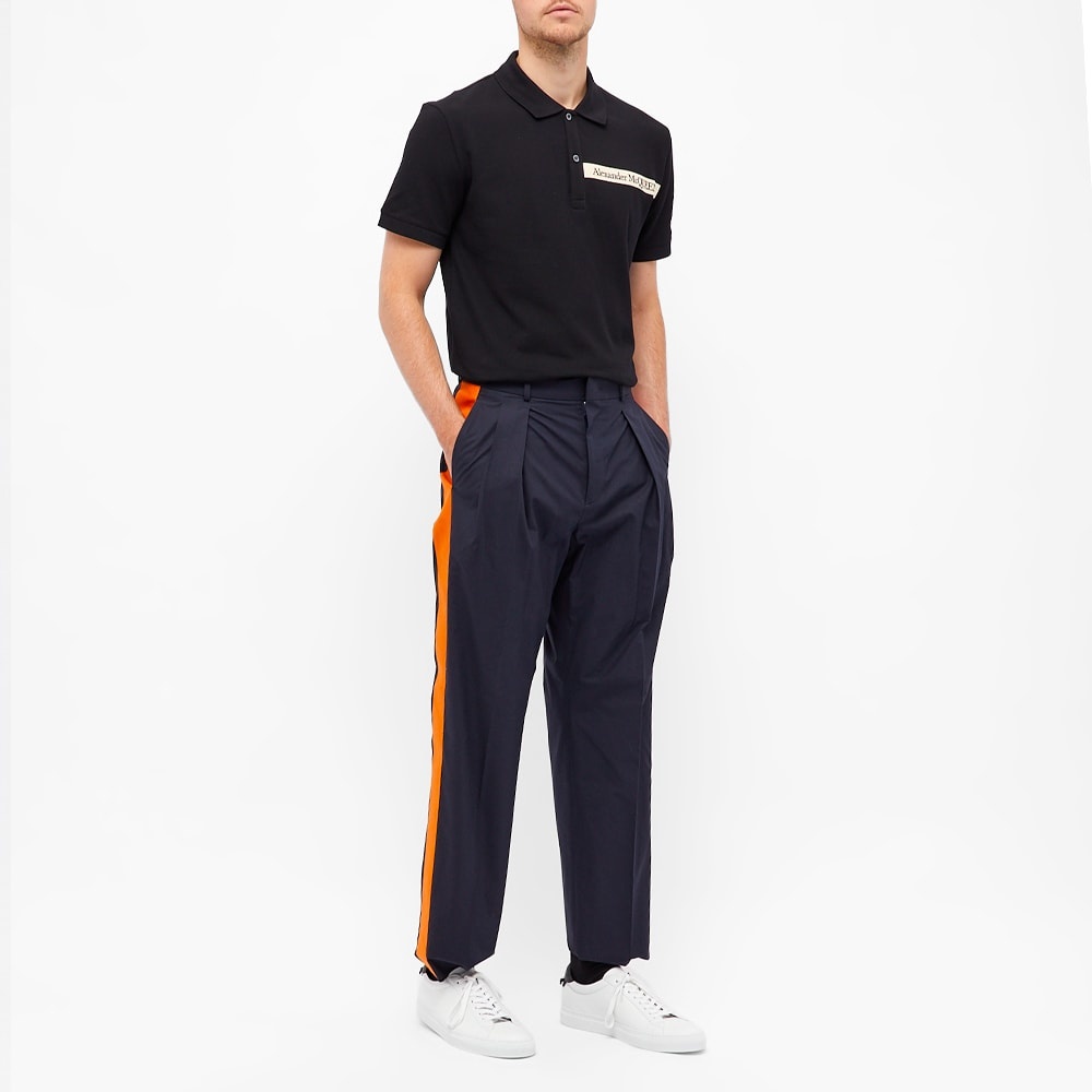 Alexander McQueen Taped Logo Polo - 7