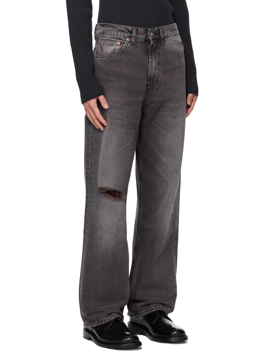 Gray Third Cut Jeans - 2