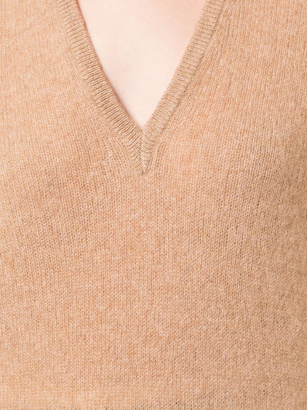 cashmere v-neck sweater - 5