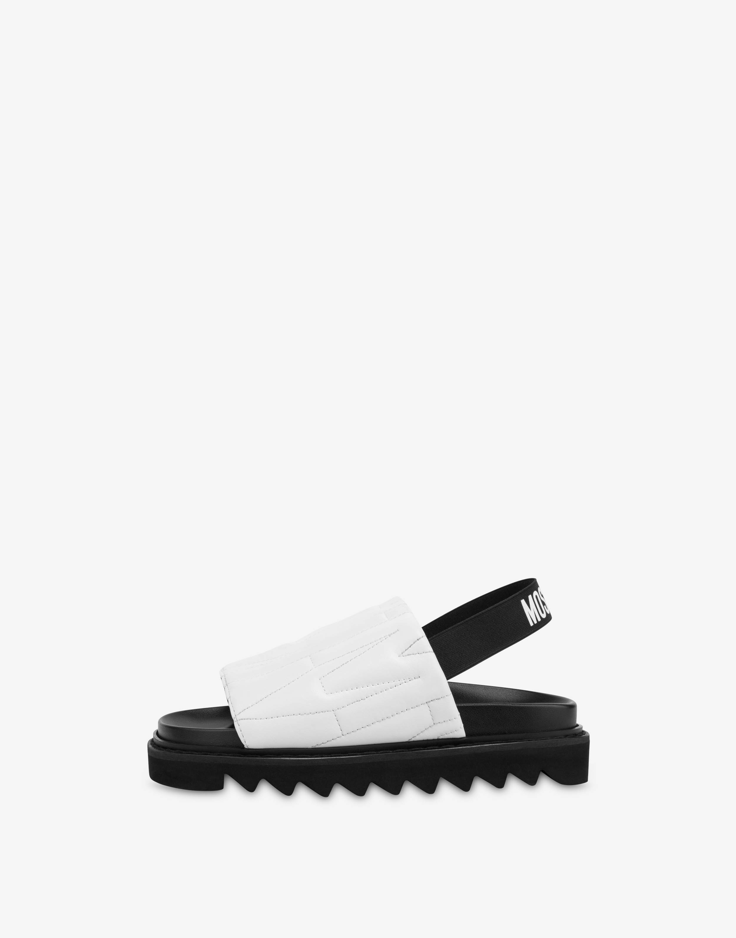 M QUILTED NAPPA LEATHER SANDALS - 2