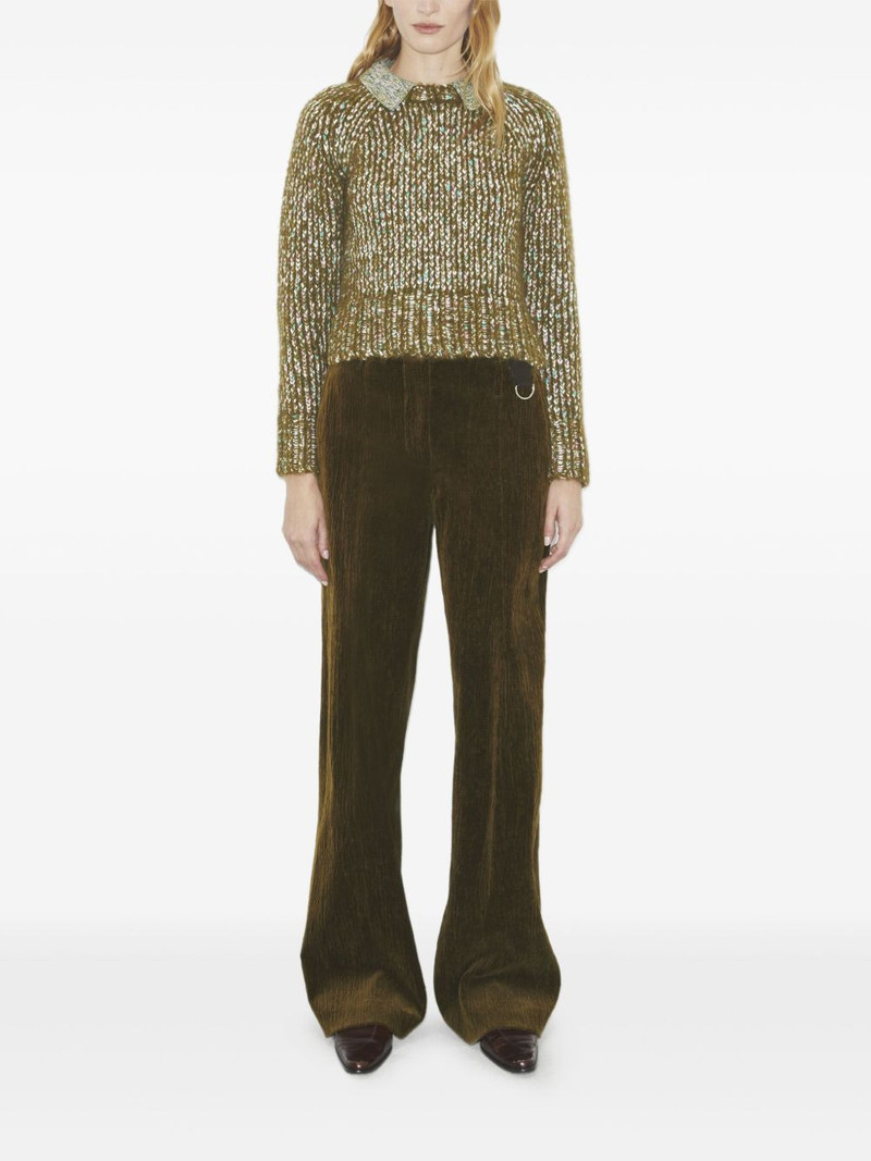 TORY BURCH contrasting-collar sweater outlook