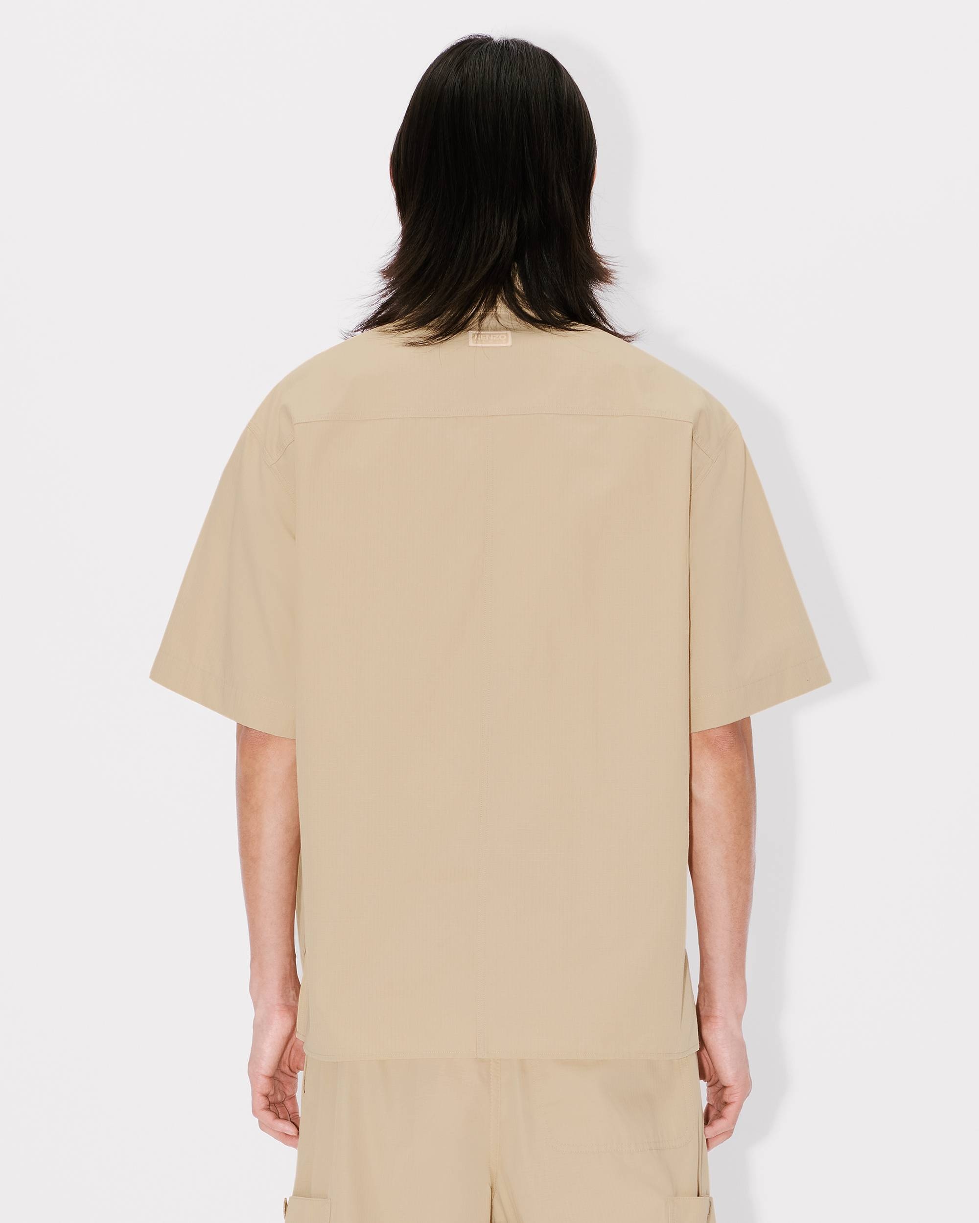 Kimono shirt in cotton ripstop - 4