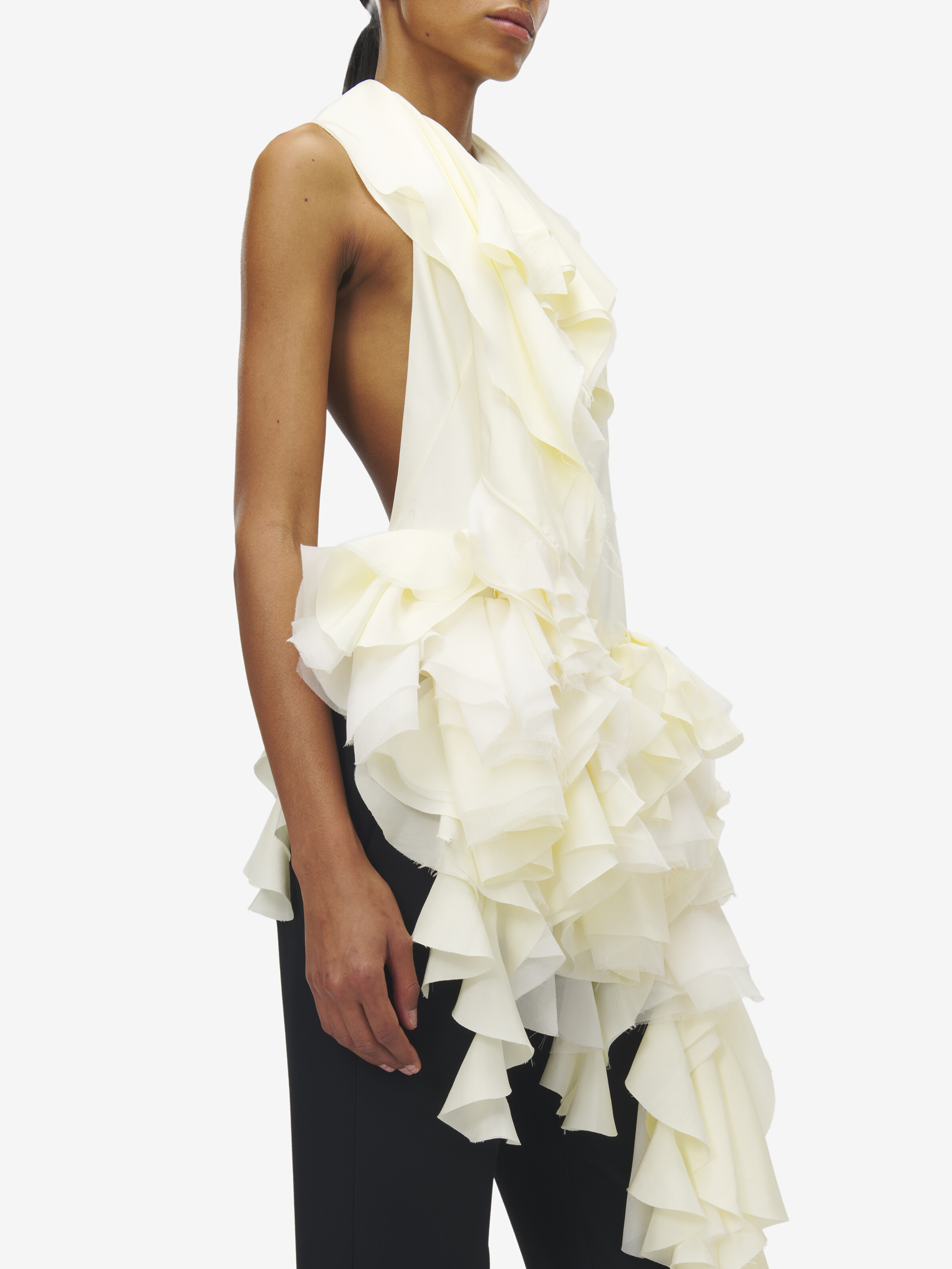 Oyster Ruffle Top - 6