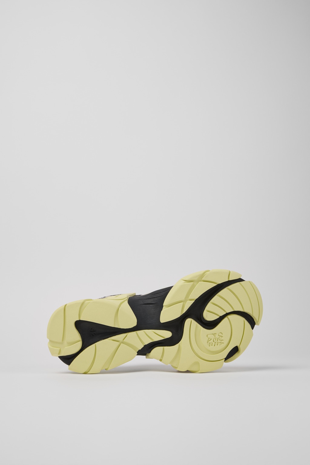 Gray and Black-White Textile Sneakers - 5