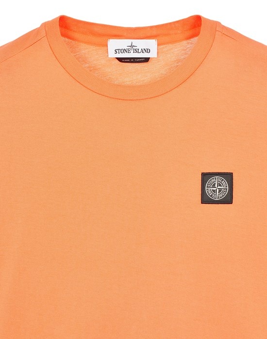 22713 GARMENT-DYED COTTON JERSEY  ORANGE - 3