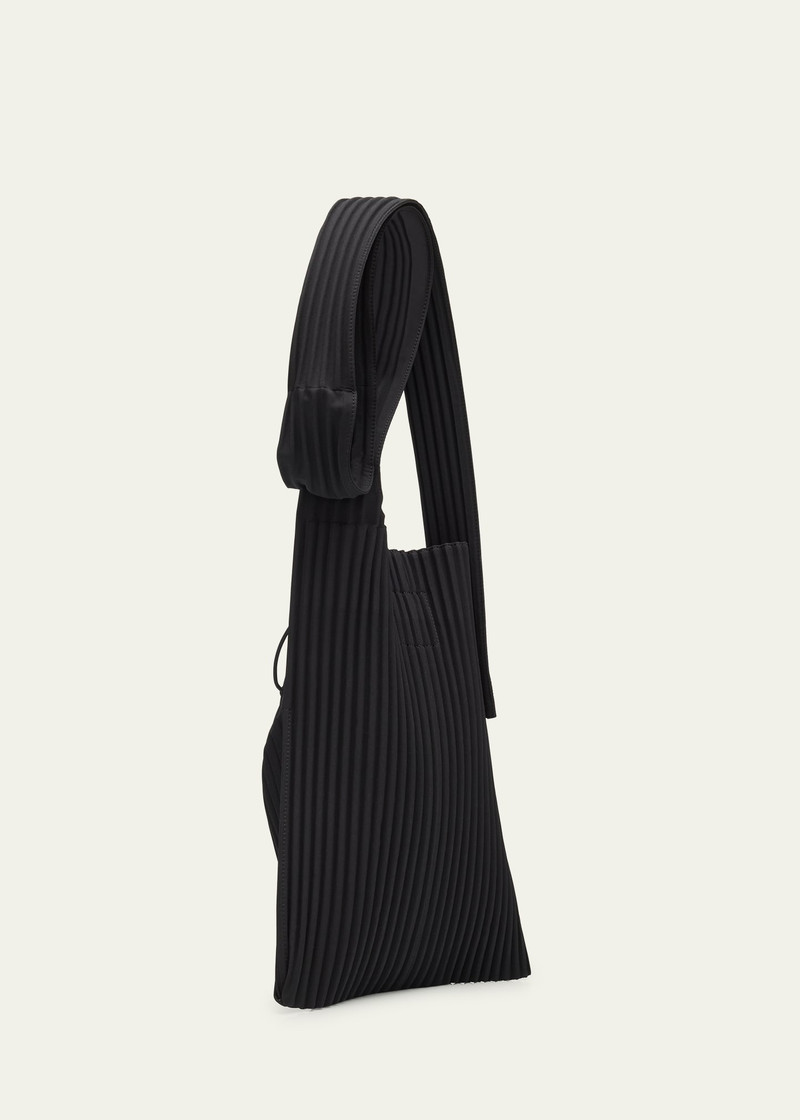 ISSEY MIYAKE Men's Pocket Large Pleated Crossbody Bag outlook