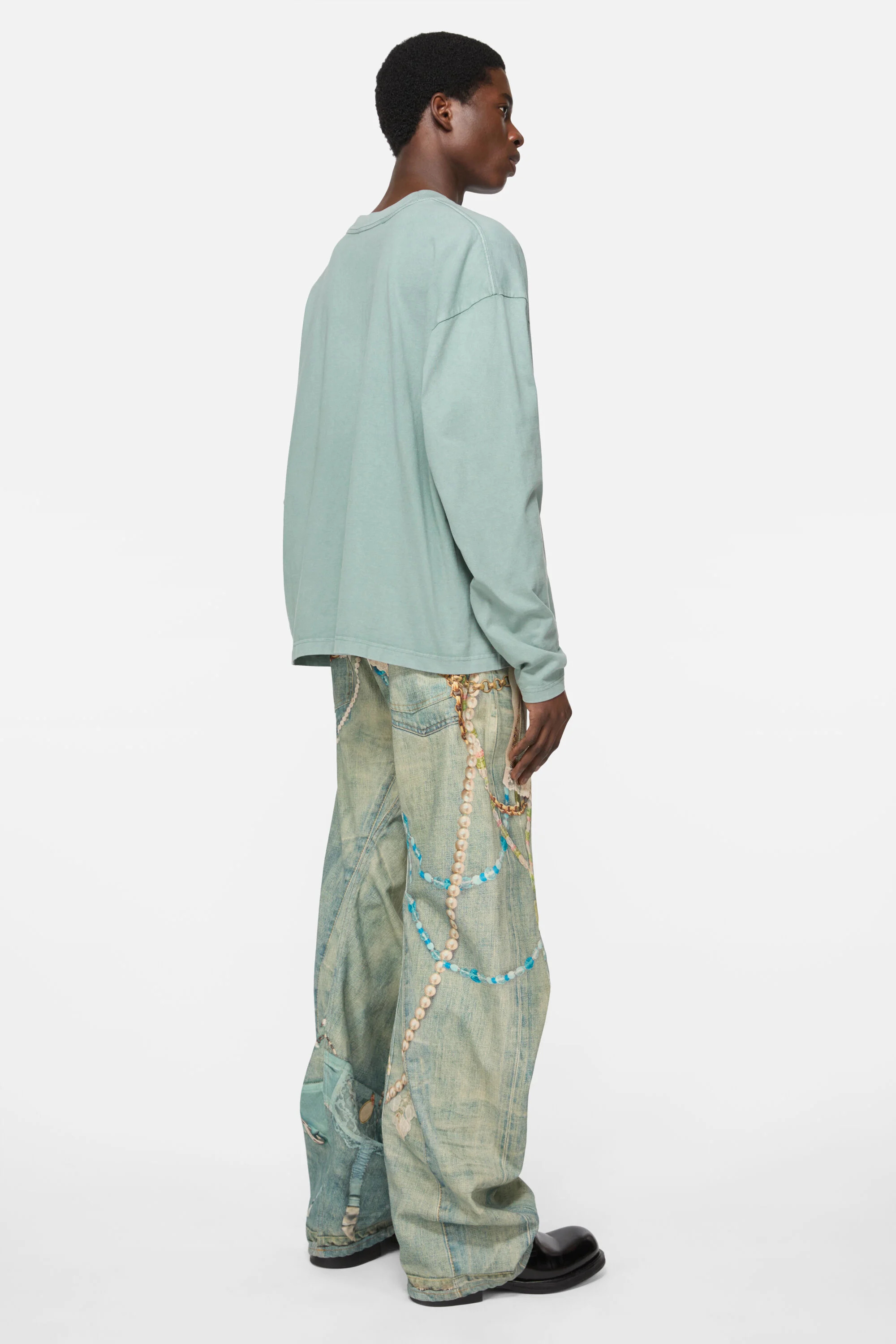Logo t-shirt - Mint green - 3