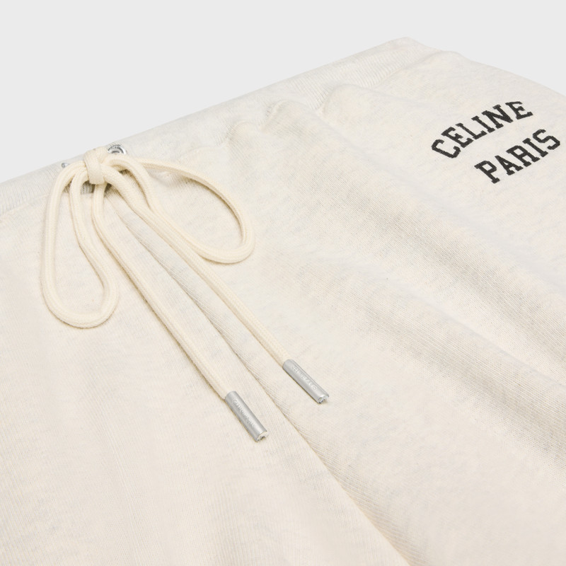 celine paris mini shorts in cotton fleece 3