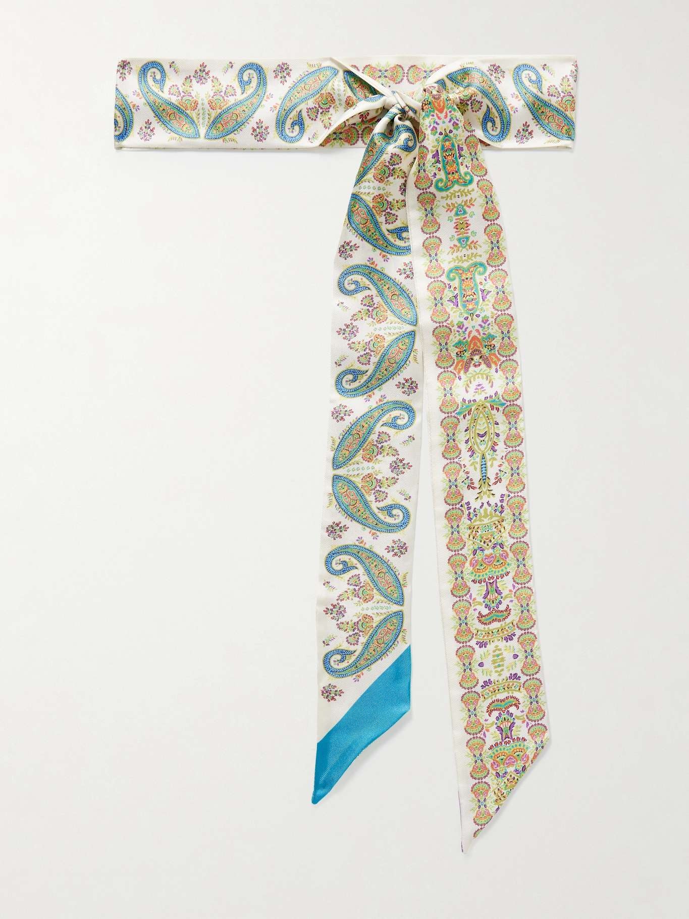 Printed silk-twill scarf - 1