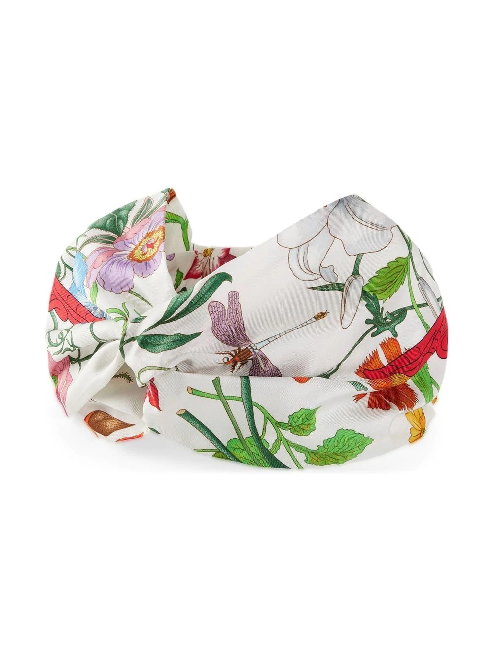 Flora print silk headband - 3