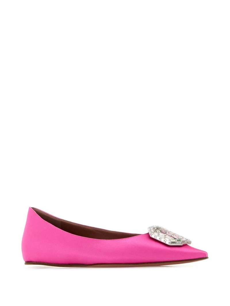Amina Muaddi Camelia ballerina shoes outlook