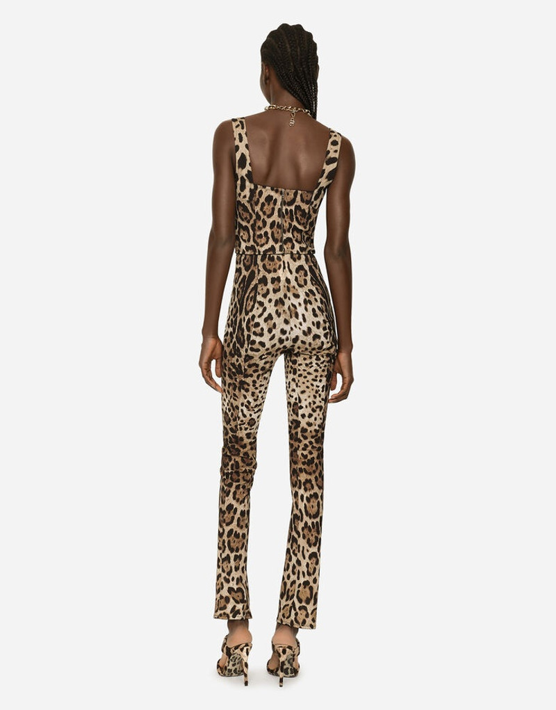 Leopard-print marquisette corset 3