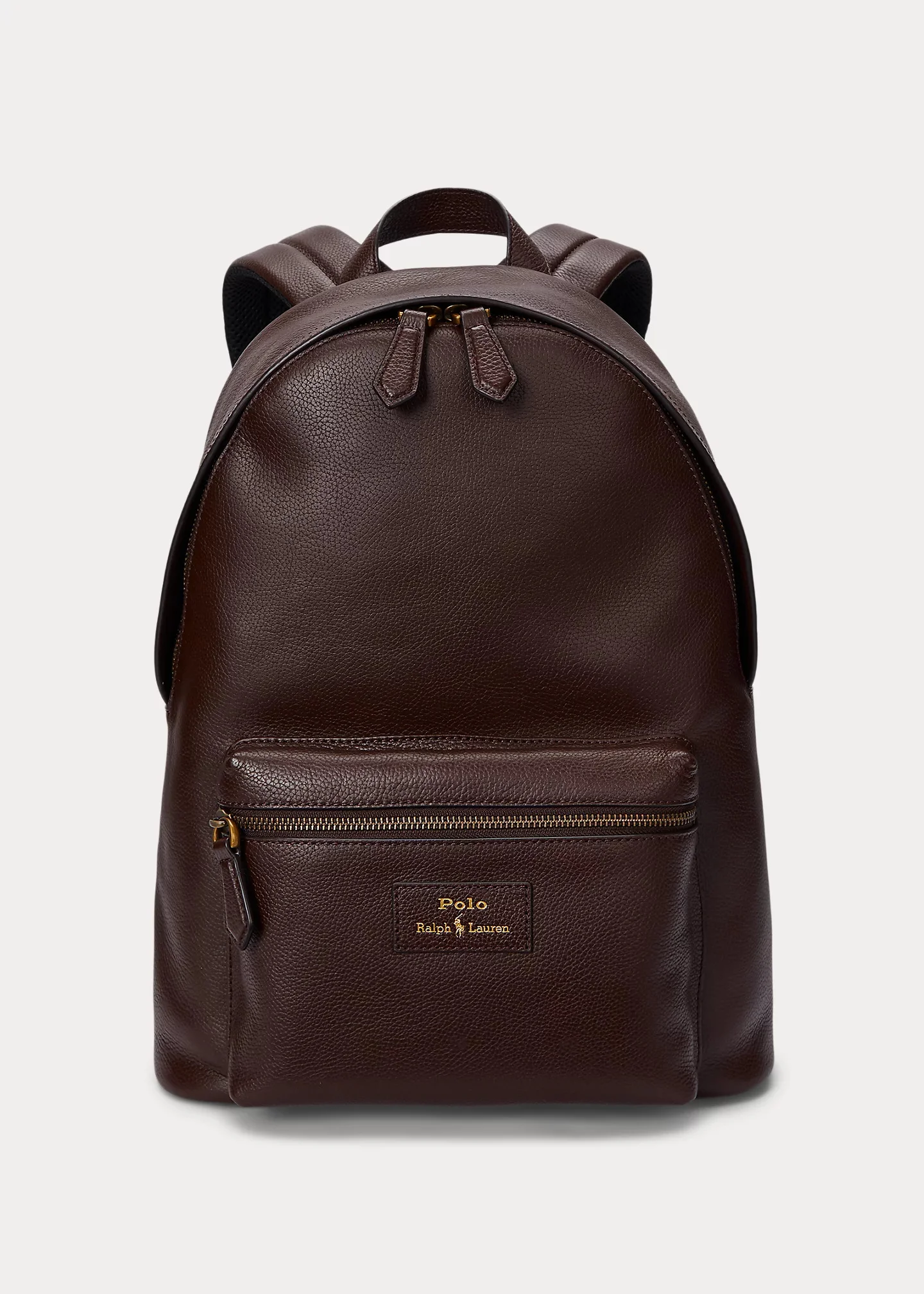 Pebbled Leather Backpack - 1