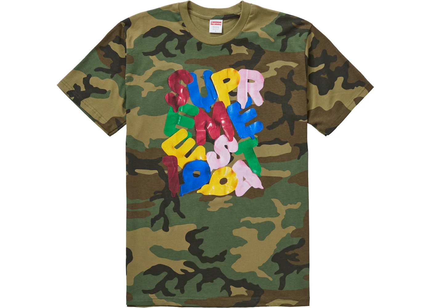 Supreme Balloons Tee Woodland Camo - 1