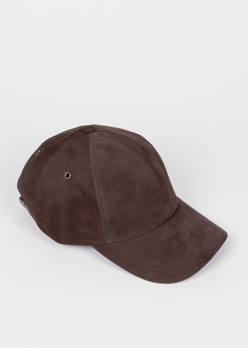 Paul Smith Brown Suede Baseball Cap outlook