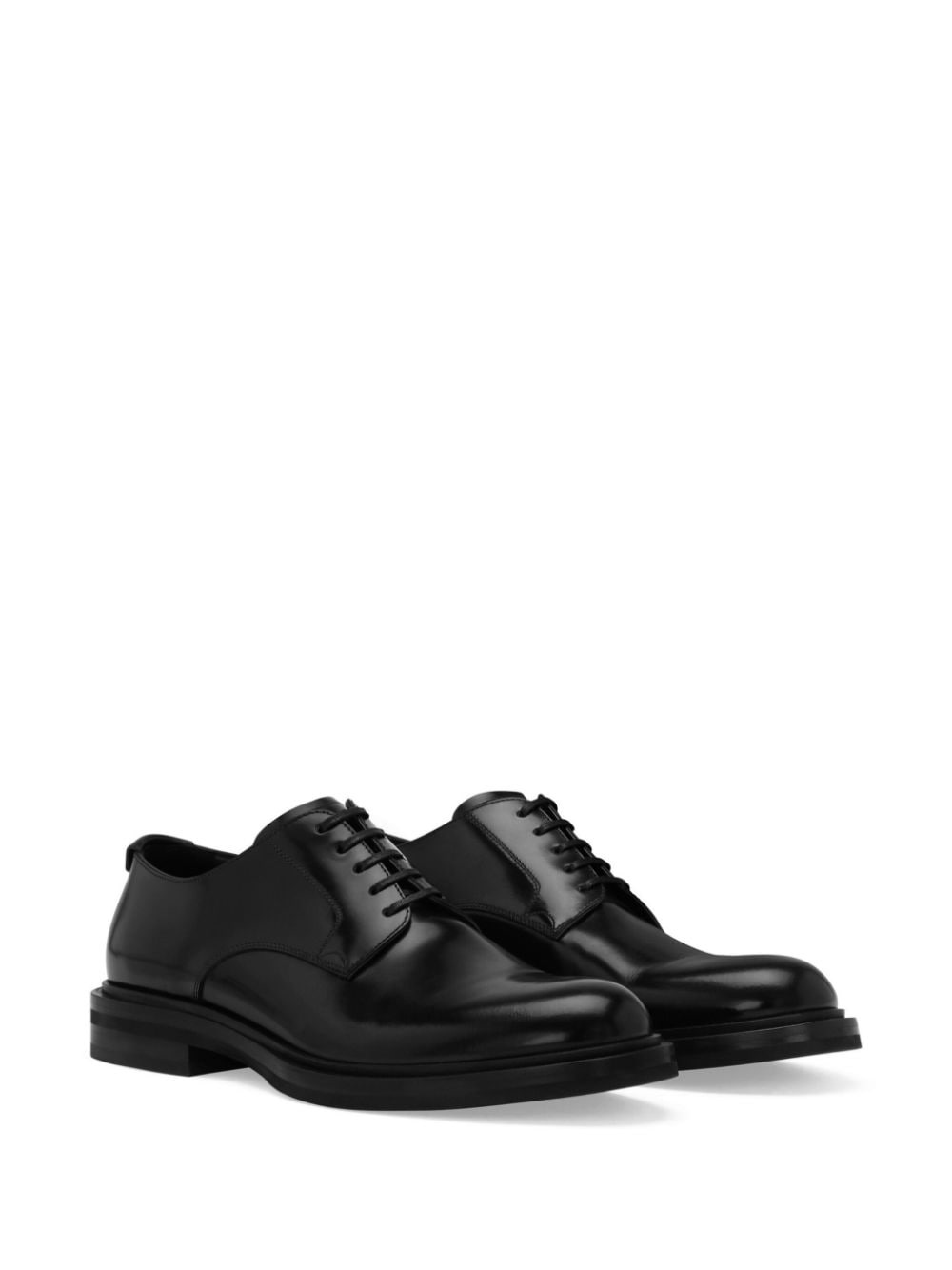interlocking DG plaque Derby shoes - 2