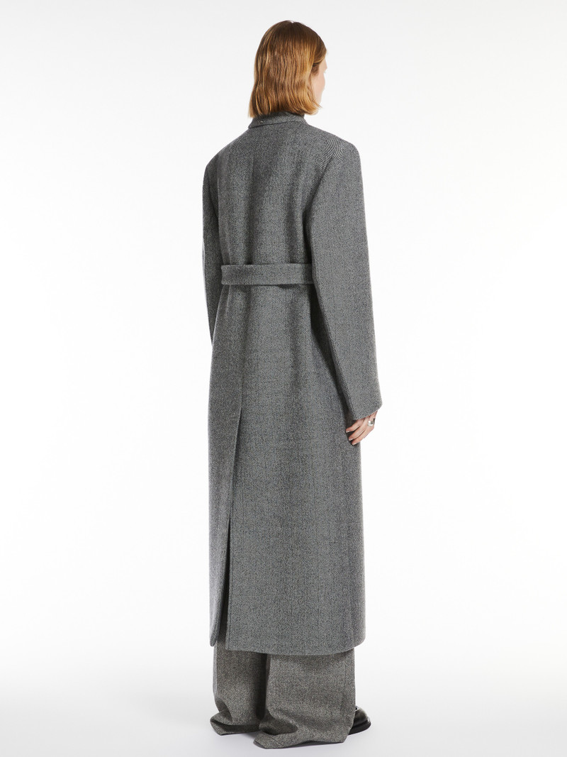 BILLY Asymmetric wool coat 4