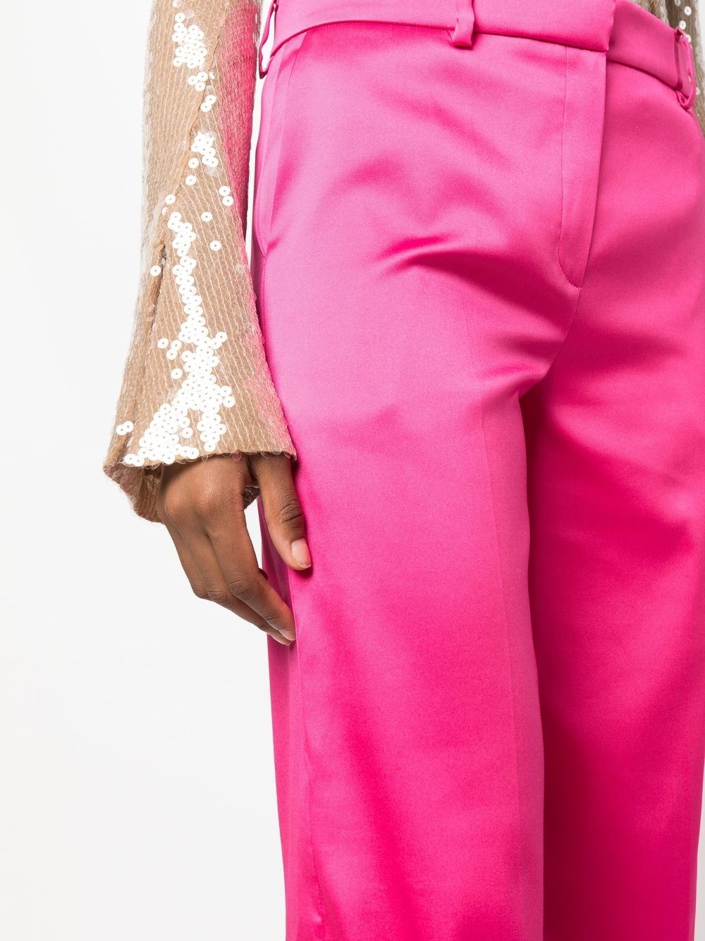 two-pocket flared tailored trousers - 5