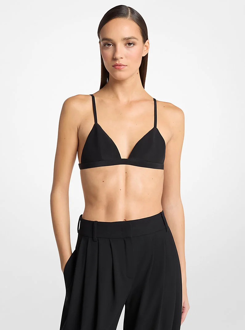 Silk Crepe De Chine Bra Top - 1