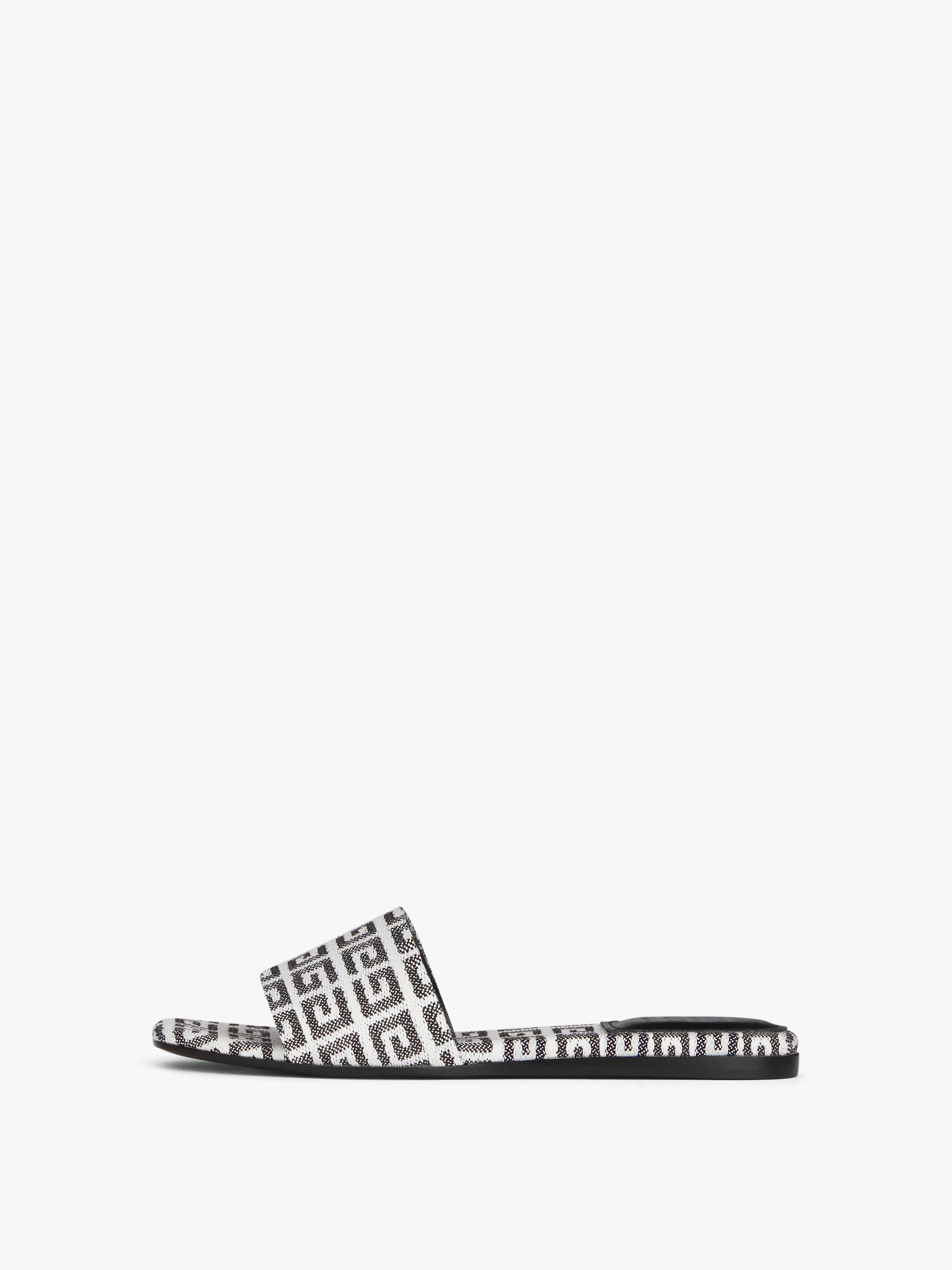 FLAT SANDALS IN 4G JACQUARD - 3