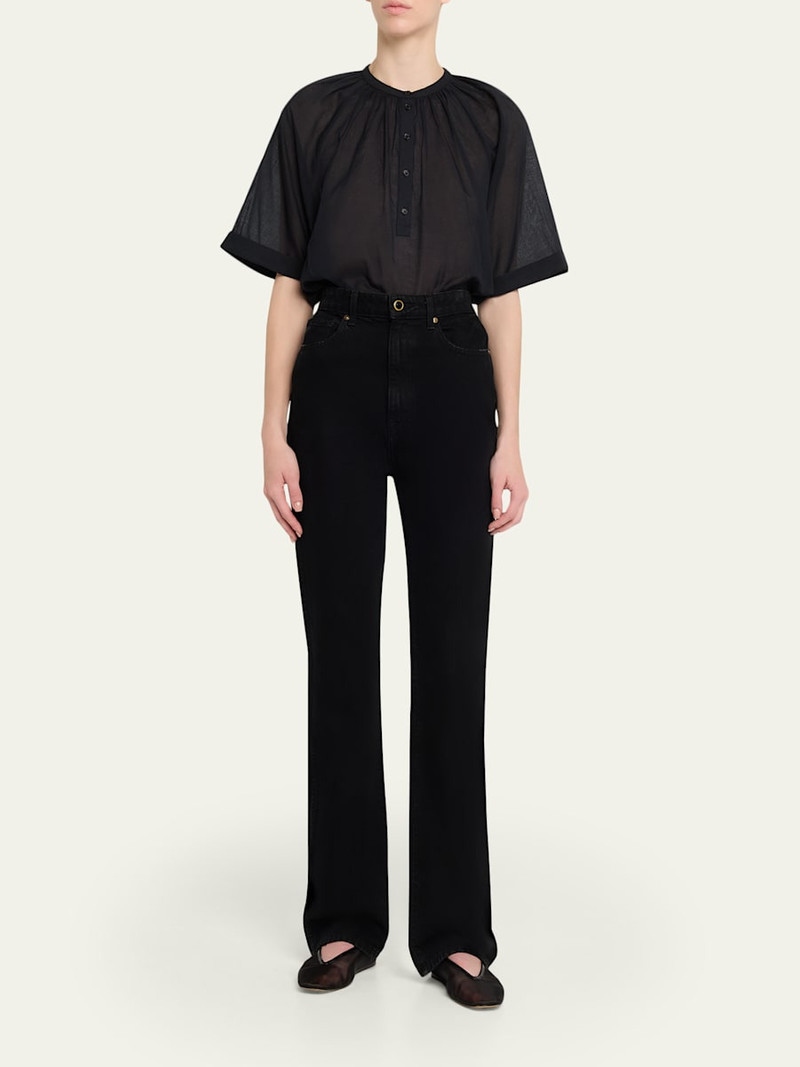 OFFICINE GÉNÉRALE Noria Cotton Voile Shirt outlook