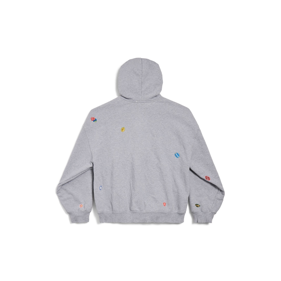 Women's Fruity Zip-up Hoodie Regular Fit in Grey - 2