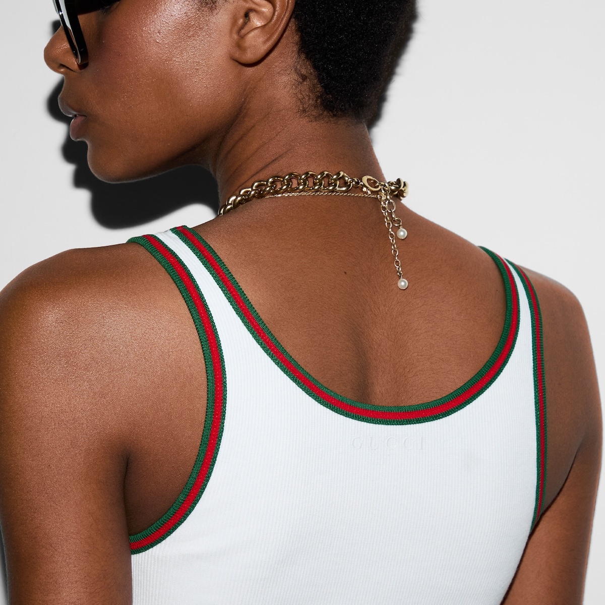 Cotton tank top with Web - 6