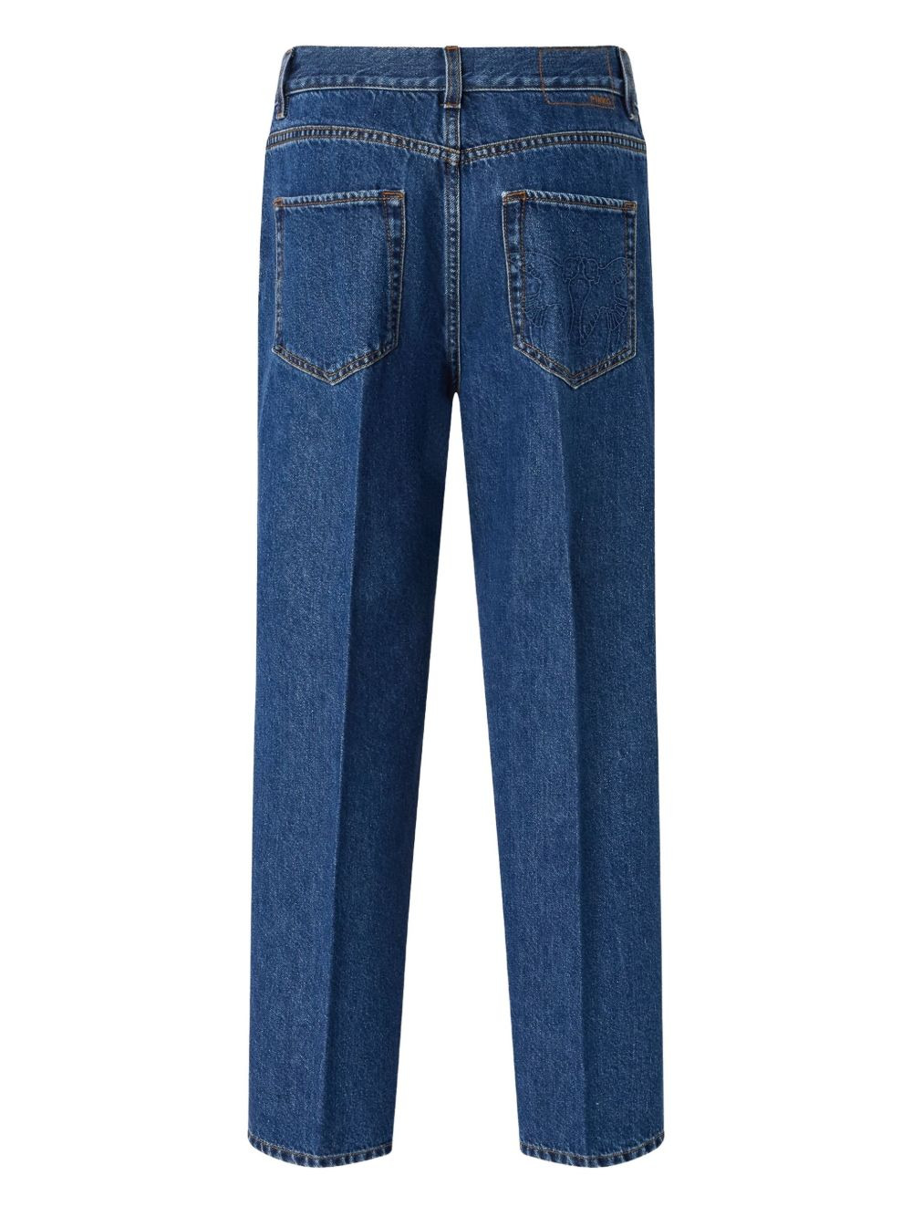 split-hem jeans - 2