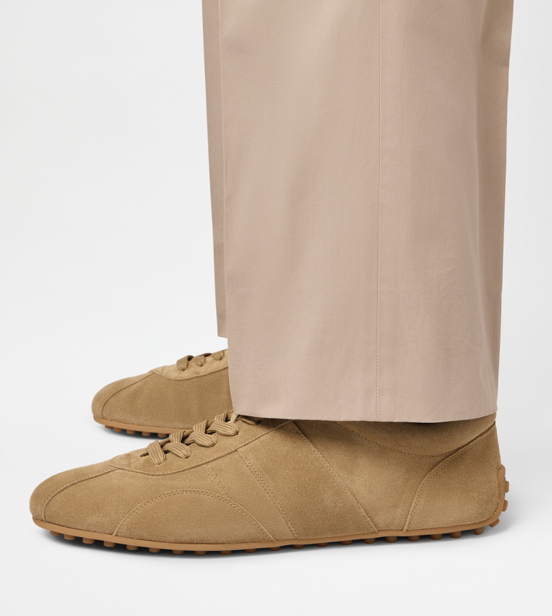Tod's TOD'S T MARATHON SNEAKERS IN SUEDE - BEIGE outlook
