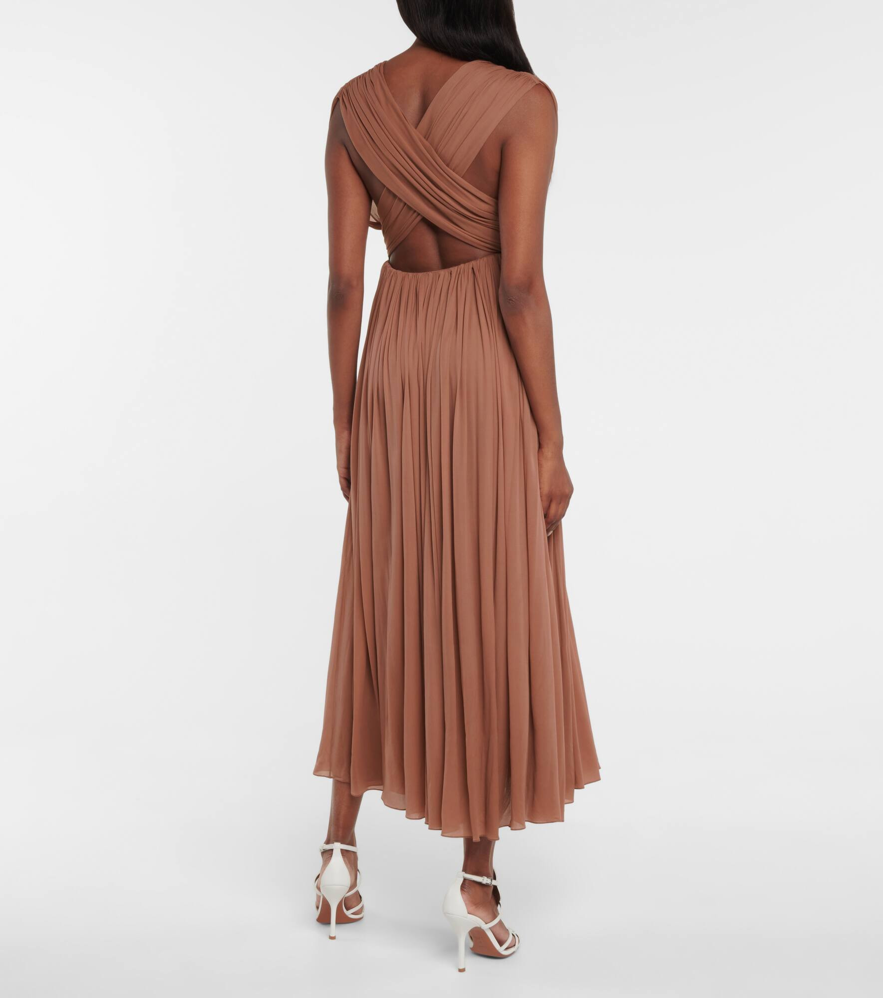 Plissé midi dress - 3