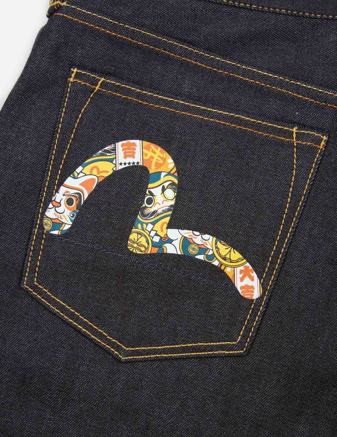 EVISU SQUAD GRAPHIC PRINT CARROT-FIT JEANS #2017 - 10