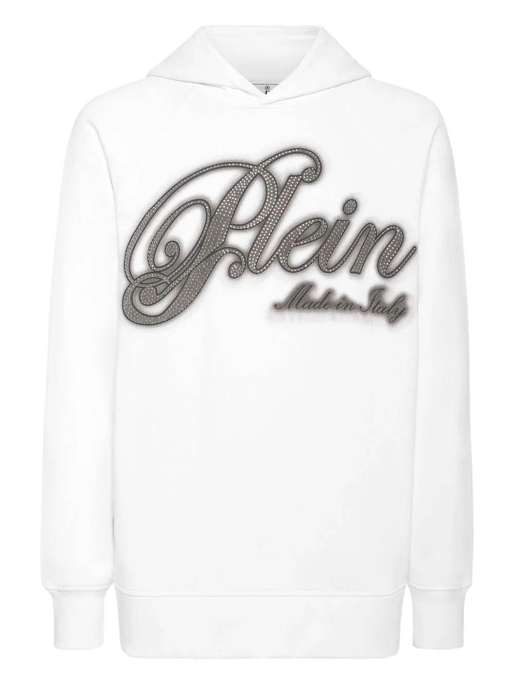 rhinestone-embellished hoodie - 1