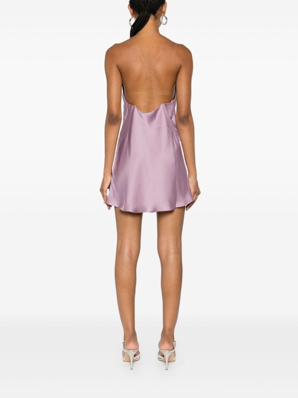 Evergreen invisible-strap slip dress - 4