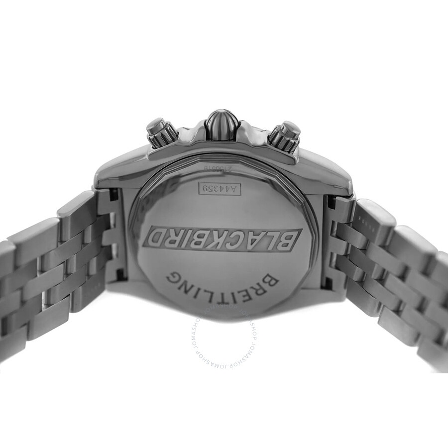 Pre-owned Breitling Blackbird Chronograph Automatic Chronometer Black Dial Men's Watch A44359 - 6