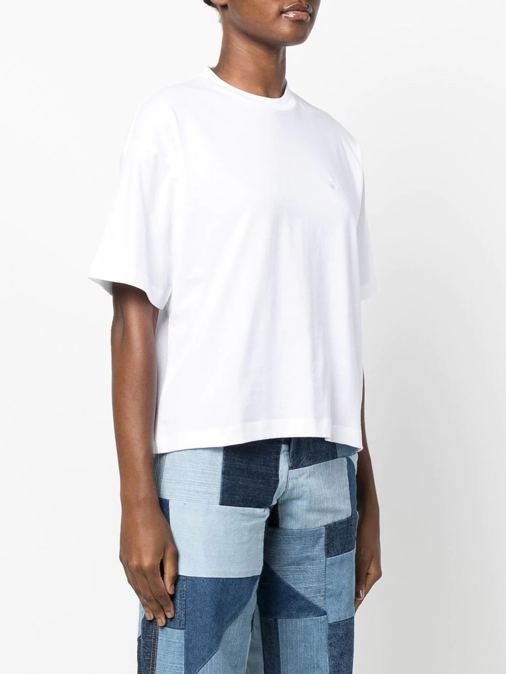 logo-embroidered oversize T-shirt - 3