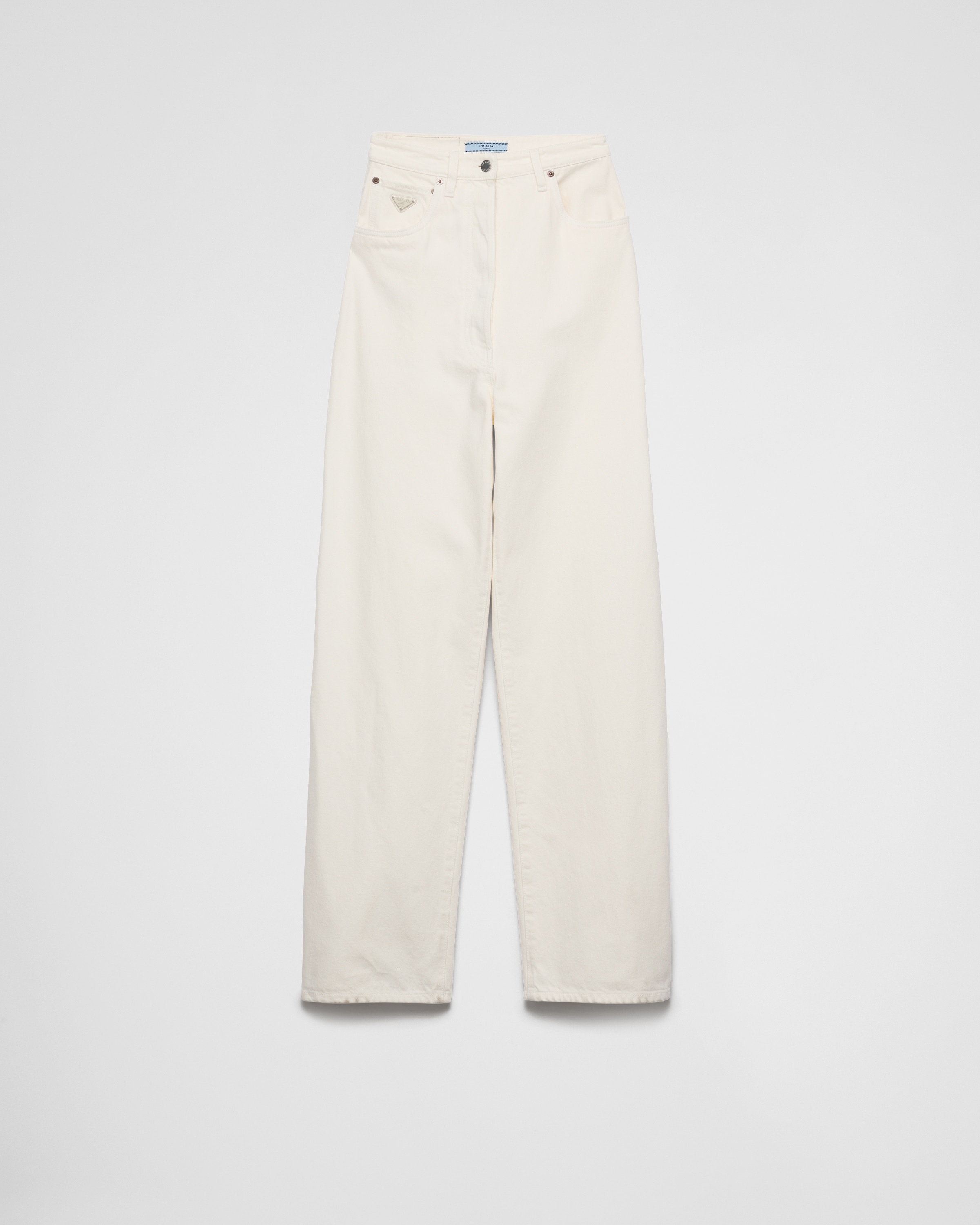 Wide-leg denim jeans - 1