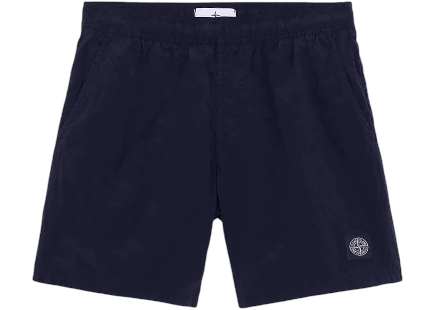 Stone Island Compass Logo Swim Shorts Dark Blue - 1