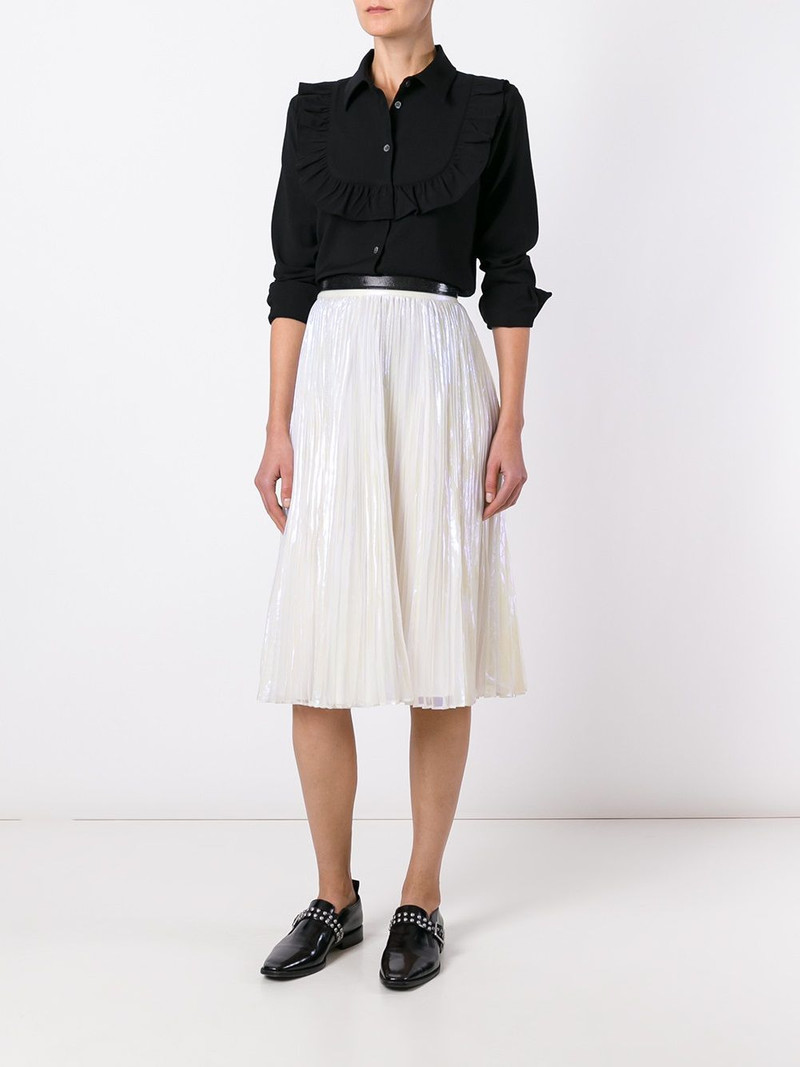 Maison Kitsuné ruffled panel shirt outlook