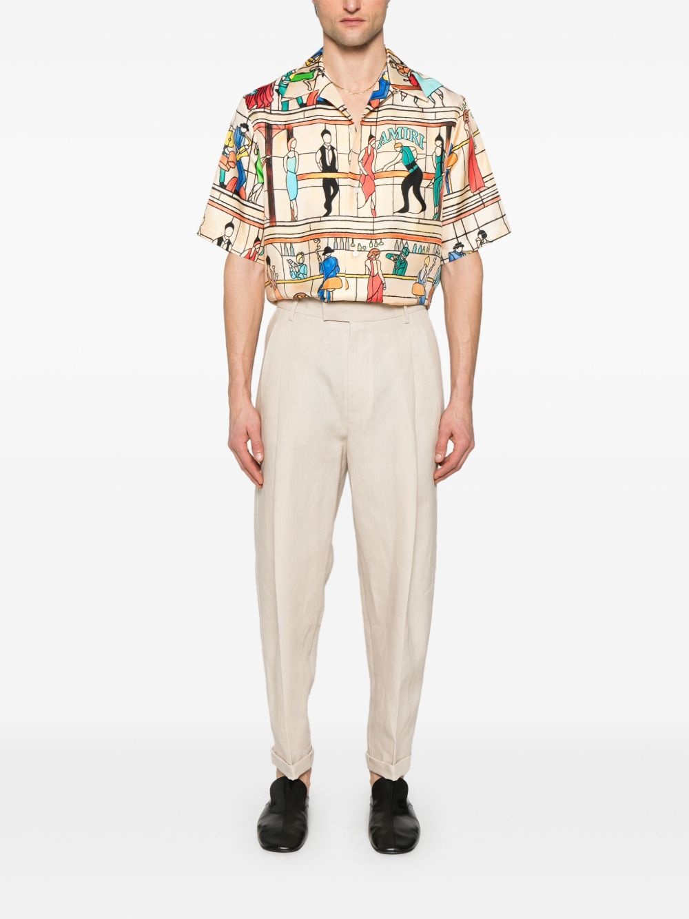 linen trousers - 2